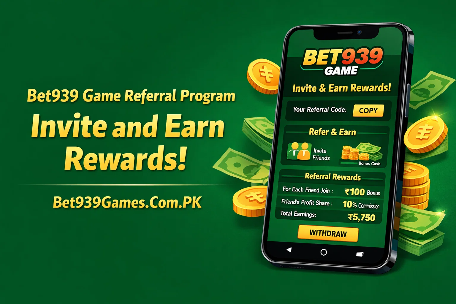 Bet939 Game Referral Program