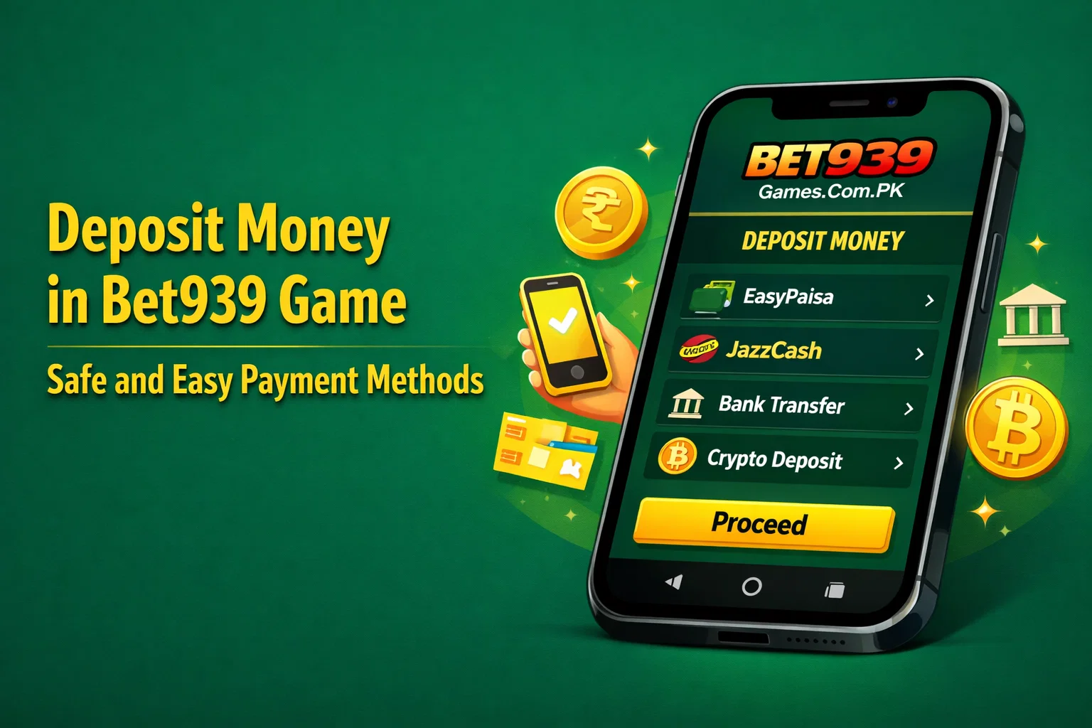 Deposit Money in Bet939 Game
