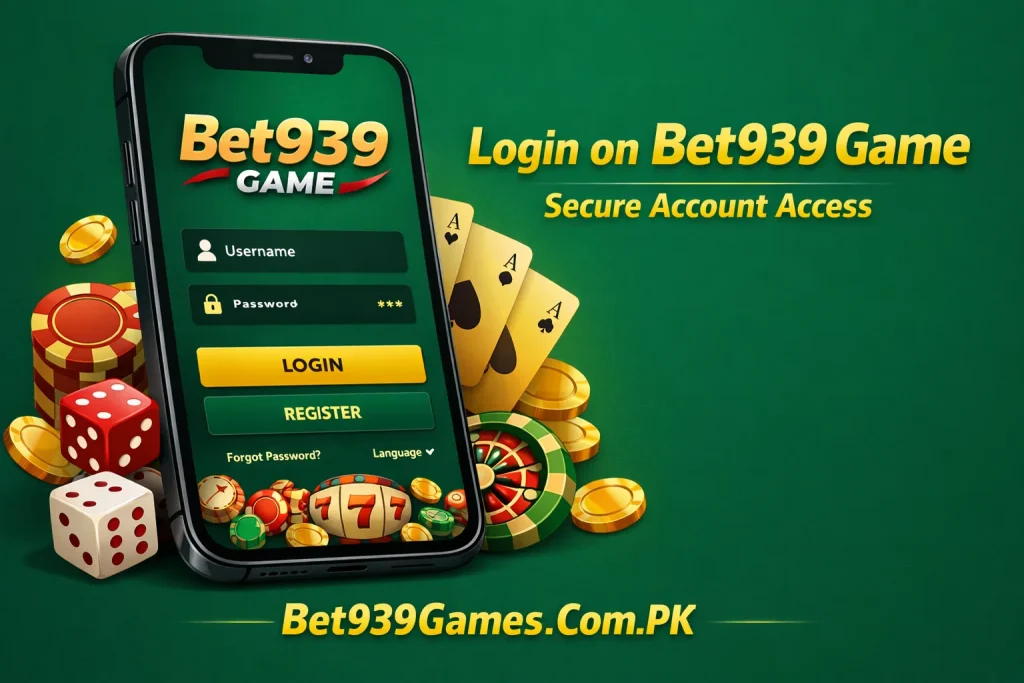 Login on Bet939 Game