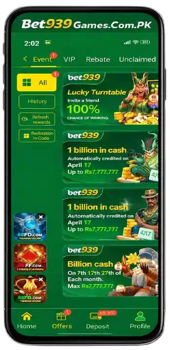 Bet939 Game Event