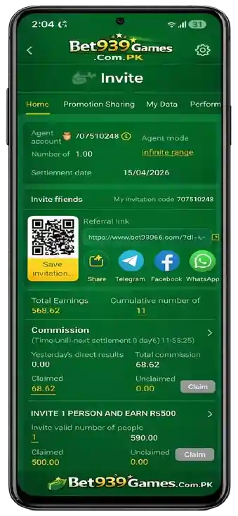 Bet939 Game Invite